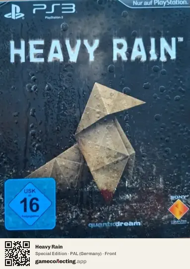 Heavy Rain PlayStation 3, Germany box front