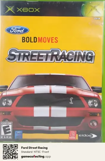 Ford Street Racing Xbox, NTSC box front