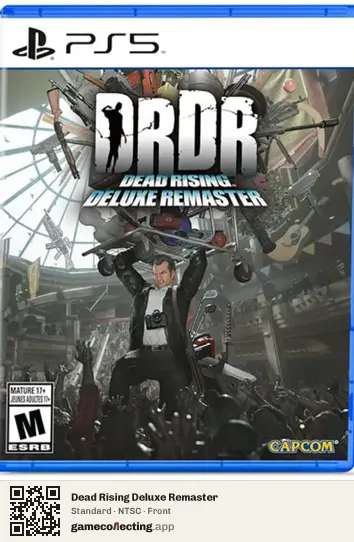 Dead Rising Deluxe Remaster PlayStation 5, NTSC box front