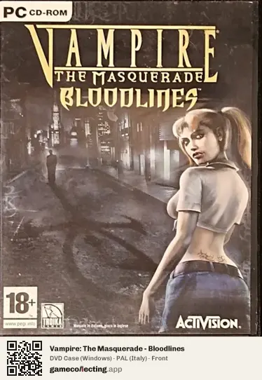 Vampire: The Masquerade - Bloodlines Computer, Italy box front