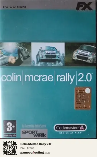 Colin McRae Rally 2.0 Computer, PAL box front