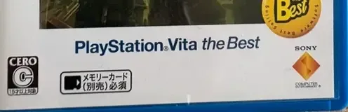 Gravity Rush, the CERO letter on its front