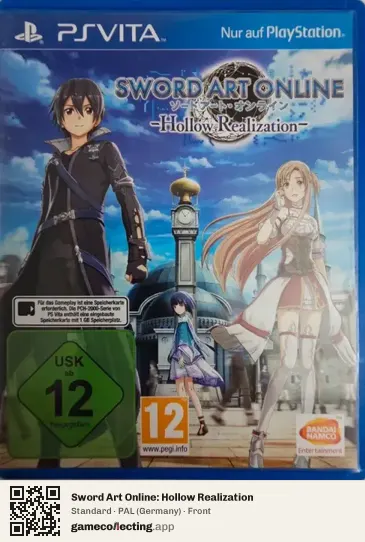 Sword Art Online: Hollow Realization PlayStation Vita, Germany box front