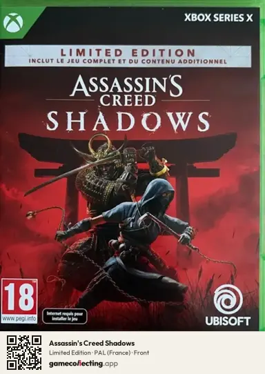 Assassin's Creed Shadows Xbox Series X, France box front
