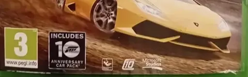 Forza Horizon 2, the PEGI square on its front