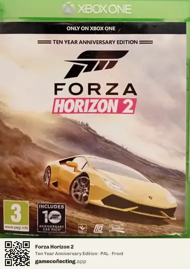 Forza Horizon 2 Xbox One, PAL box front