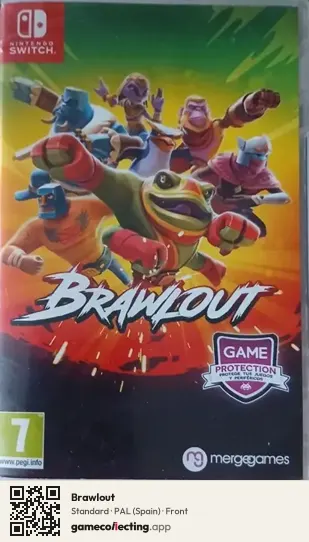 Brawlout Nintendo Switch, Spain box front