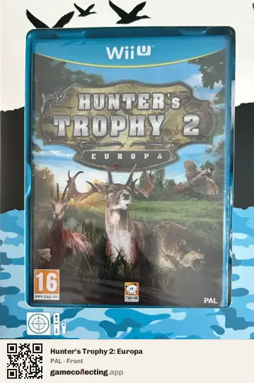 Hunter's Trophy 2: Europa Nintendo Wii U, PAL box front
