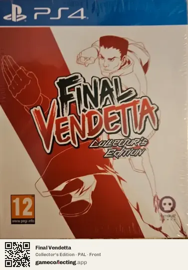 Final Vendetta PlayStation 4, PAL box front