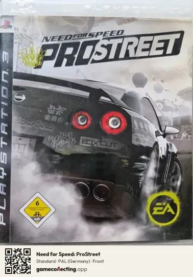 Need for Speed: ProStreet PlayStation 3, Germany box front