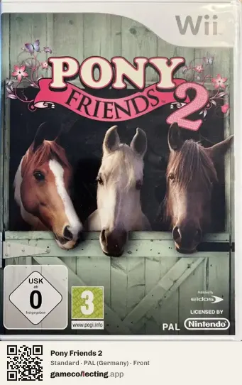 Pony Friends 2 Nintendo Wii, Germany box front