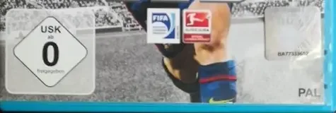 FIFA 13, the USK square on its front