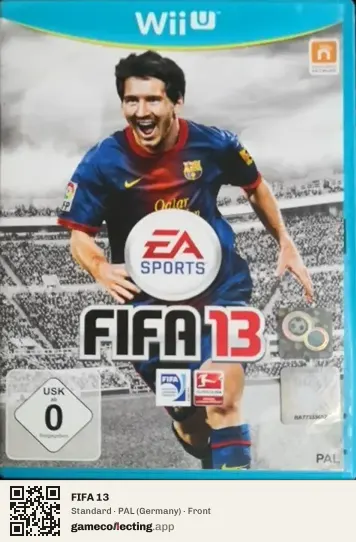 FIFA 13 Nintendo Wii U, Germany box front
