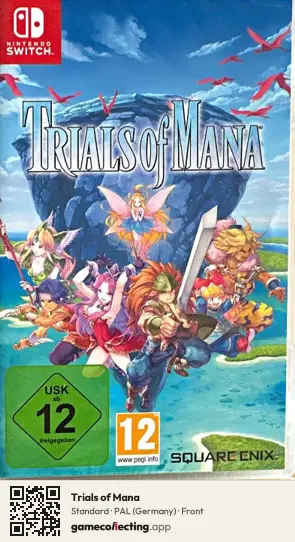Trials of Mana Nintendo Switch, Germany box front