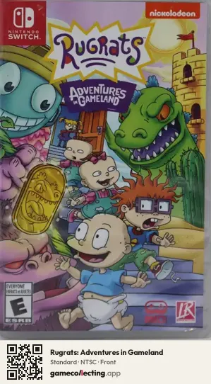 Rugrats: Adventures in Gameland Nintendo Switch, NTSC box front
