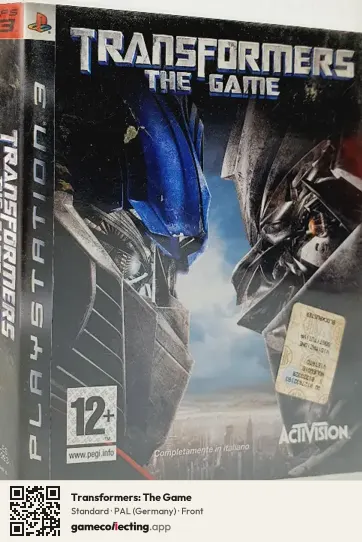 Transformers: The Game PlayStation 3, Germany box front