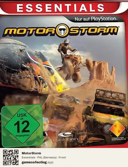 MotorStorm PlayStation 3, Germany box front