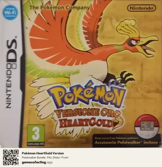 Pokémon HeartGold Version Nintendo DS, Italy box front