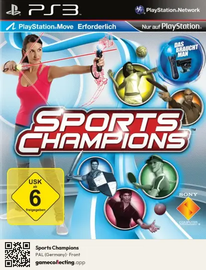 Sports Champions PlayStation 3, Germany box front