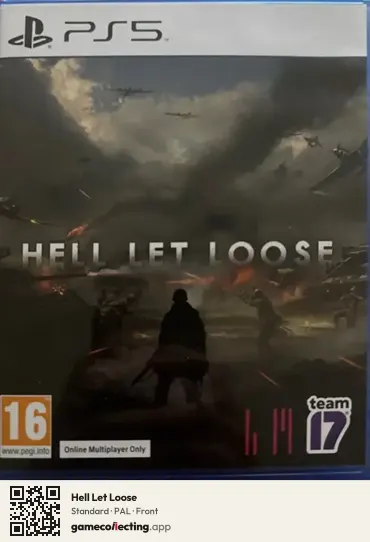 Hell Let Loose PlayStation 5, PAL box front