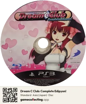 Dream C Club: Complete Edipyon! PlayStation 3, Asia disc