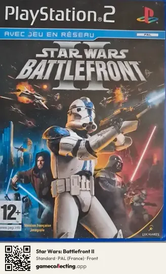 Star Wars: Battlefront II PlayStation 2, France box front