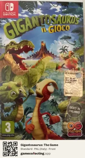 Gigantosaurus: The Game Nintendo Switch, Italy box front