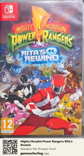 Mighty Morphin Power Rangers: Rita's Rewind Nintendo Switch, France box front