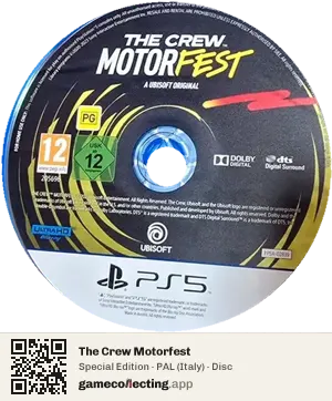 The Crew Motorfest PlayStation 5, PAL disc