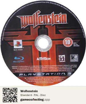 Wolfenstein PlayStation 3, PAL disc
