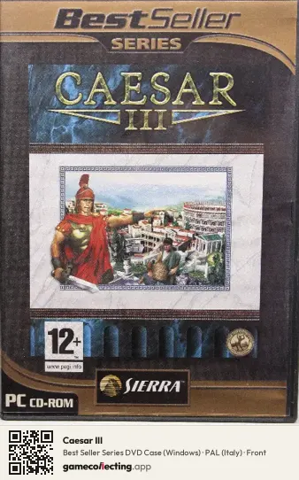 Caesar III Computer, Italy box front