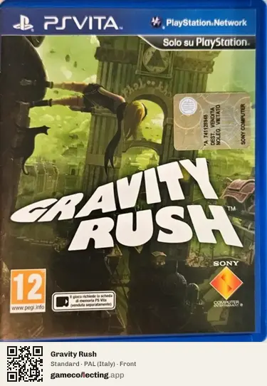 Gravity Rush PlayStation Vita, Italy box front
