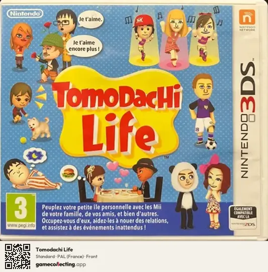 Tomodachi Life Nintendo 3DS, France box front