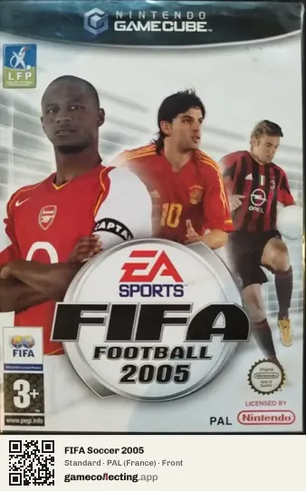 FIFA Soccer 2005 Nintendo GameCube, France box front
