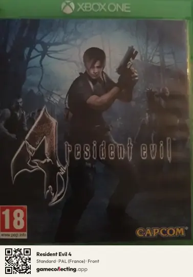 Resident Evil 4 Xbox One, France box front