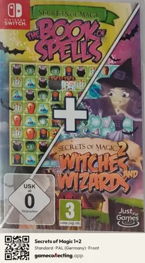 Secrets of Magic 1+2 Nintendo Switch, Germany box front