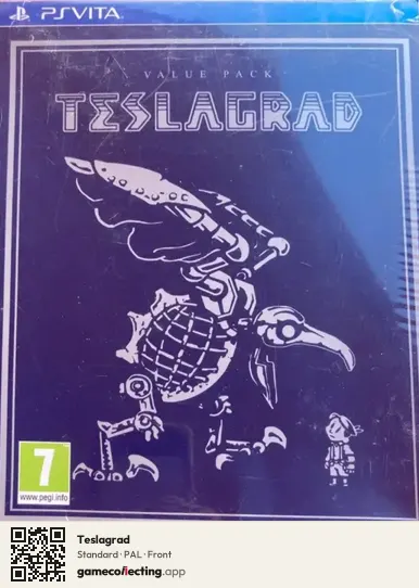 Teslagrad PlayStation Vita, PAL box front