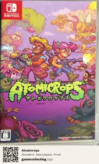 Atomicrops Nintendo Switch, Asia box front