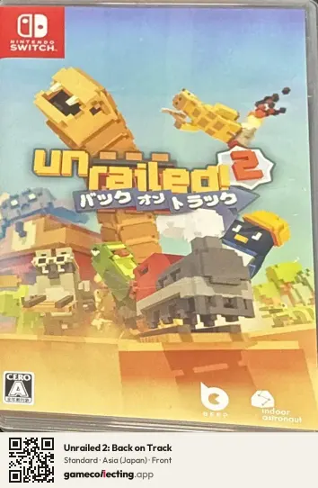 Unrailed 2: Back on Track Nintendo Switch, Japan box front