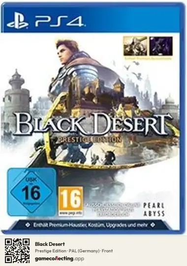 Black Desert PlayStation 4, Germany box front