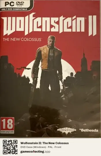 Wolfenstein II: The New Colossus Computer, PAL box front