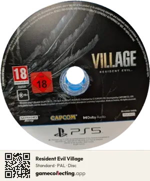 Resident Evil Village PlayStation 5, PAL disc