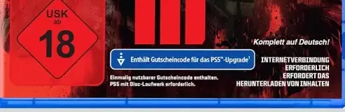 Call of Duty: Modern Warfare III, the USK square on its front