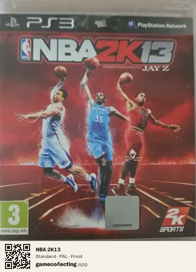 NBA 2K13 PlayStation 3, PAL box front