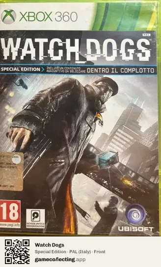 Watch Dogs Xbox 360, Italy box front