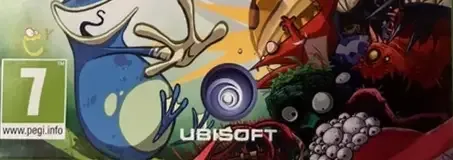 Rayman Origins, the PEGI square on its front