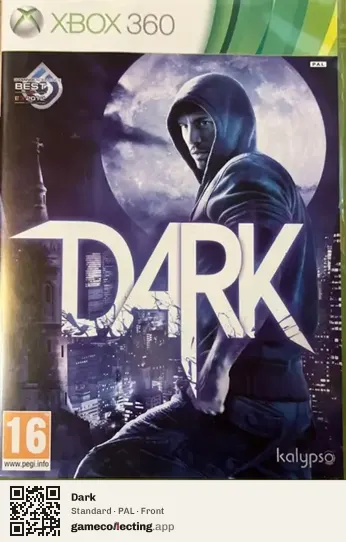 Dark Xbox 360, PAL box front