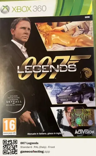 007 Legends Xbox 360, Italy box front