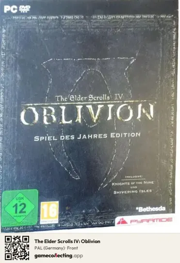 The Elder Scrolls IV: Oblivion Computer, Germany box front