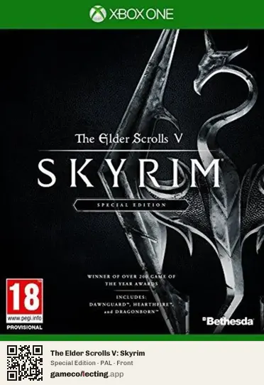 The Elder Scrolls V: Skyrim Xbox One, PAL box front